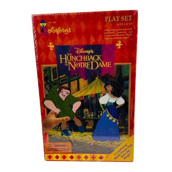 Disney The Hunchback Of Notre Dame Colorforms Play Set No 798 - Picture 1 of 8